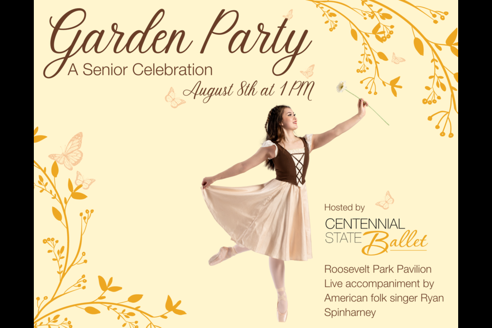 Centennial State Ballet's Garden Party: A Senior Celebration marks a return to in-person events for the ballet company.