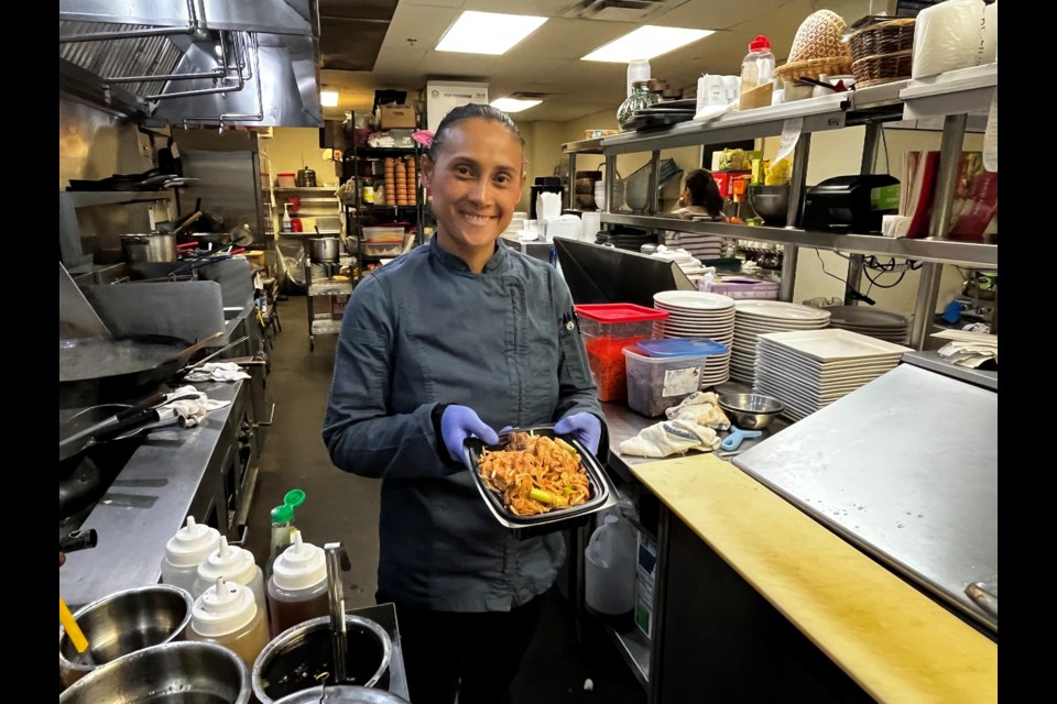 Annie Beck, owner of Anchan Thai, uses techniques taught to her by her grandparents to make authentic Thai food.