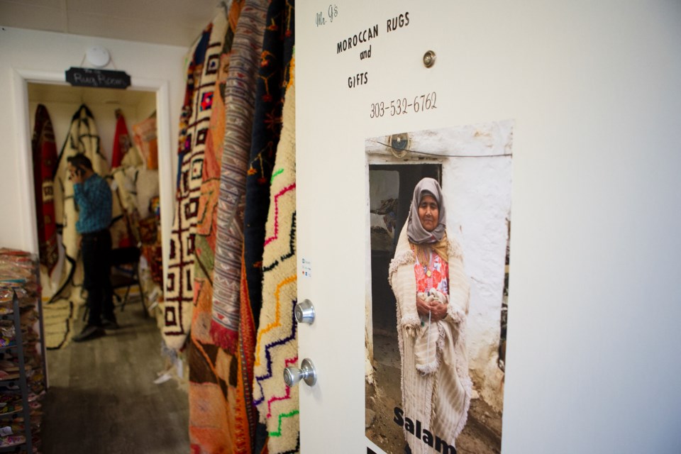 Moroccan Rugs and Gifts in downtown Longmont. Photos by Ali Mai