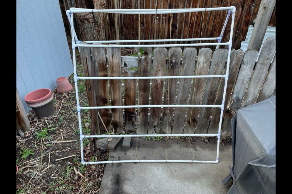 PVC trellis 