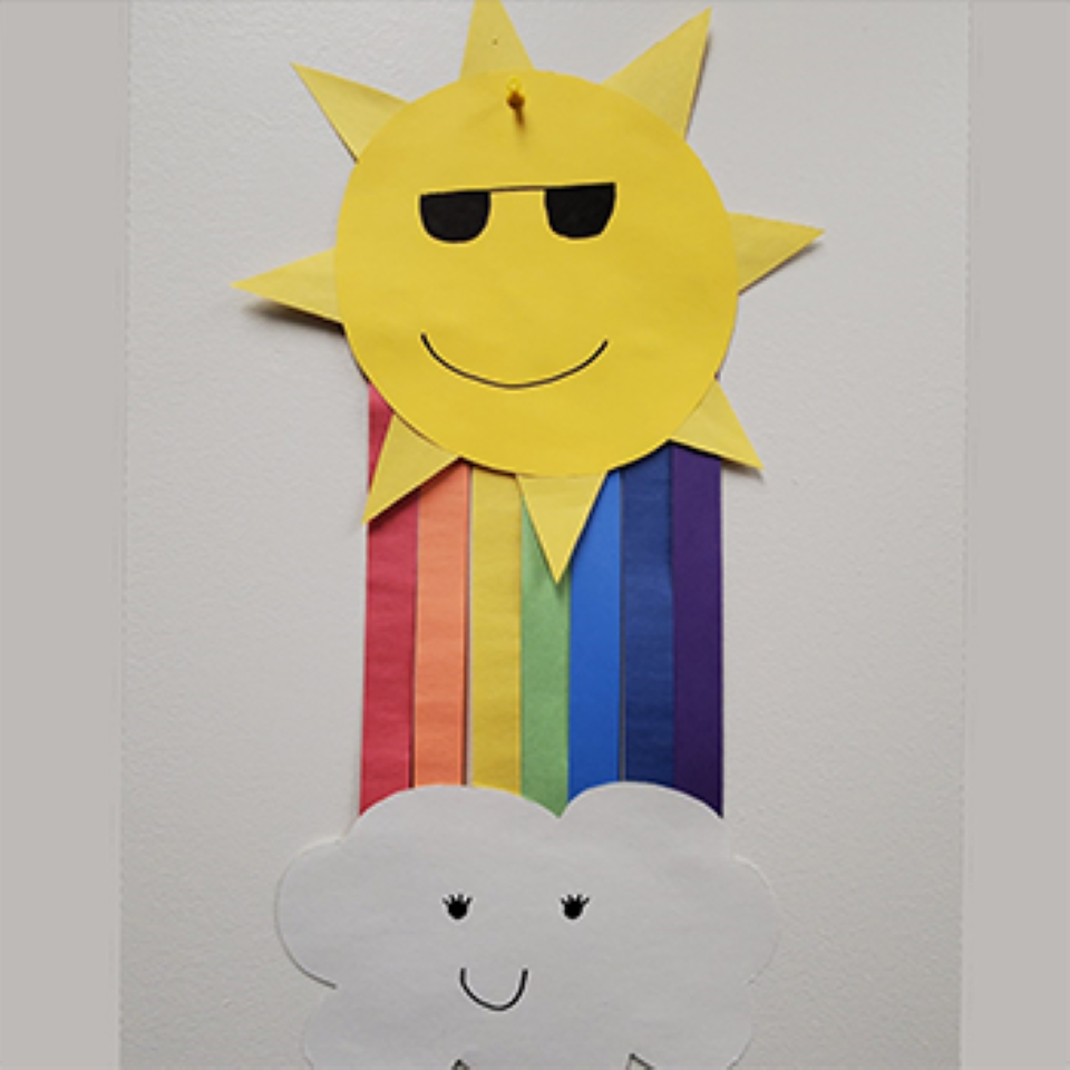 Rainbow Paper Chain Wall Hanging DIY, Crafts, , Crayola CIY,  DIY Crafts for Kids and Adults