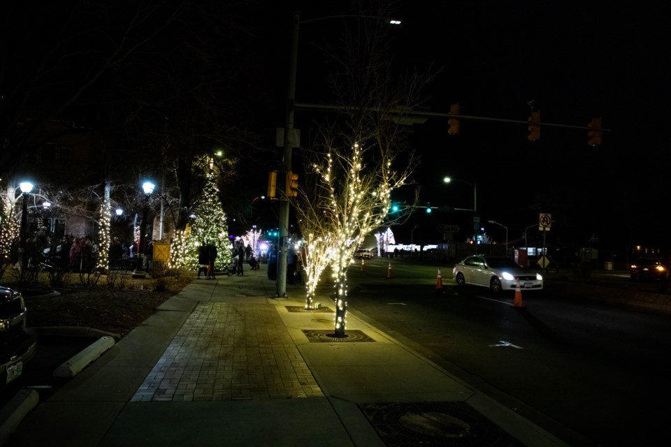Longmont families came out in droves, smiling faces lit up with festive holiday lights. Longmont's tree was lit Friday night amidst warm weather and a sense of goodwill.