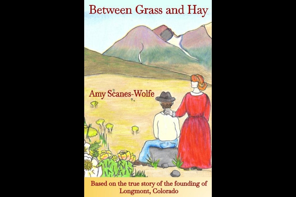 The cover of Between Grass and Hay, the novel by Amy Scanes-Wolfe