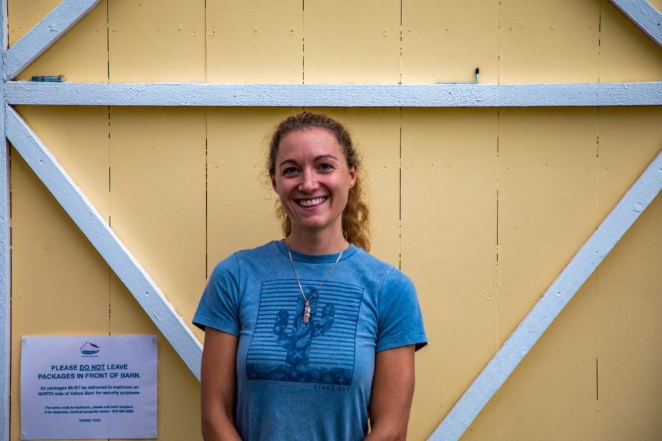 Azuraye Wycoff, land steward and operator of Yellow Barn Farm.