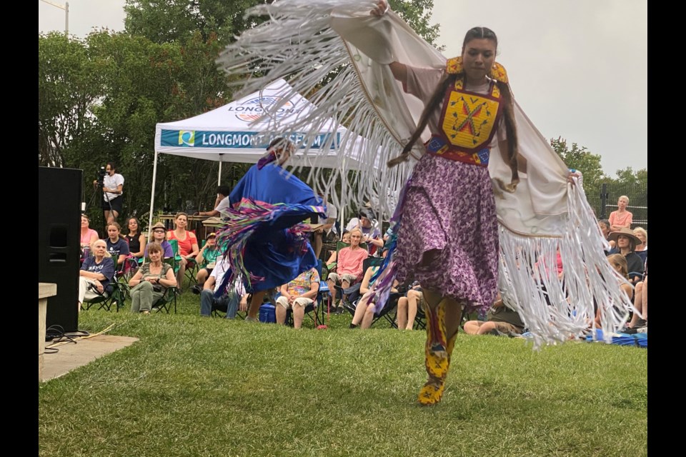 Native American powwow at the Longmont Museum on Thursday. 
