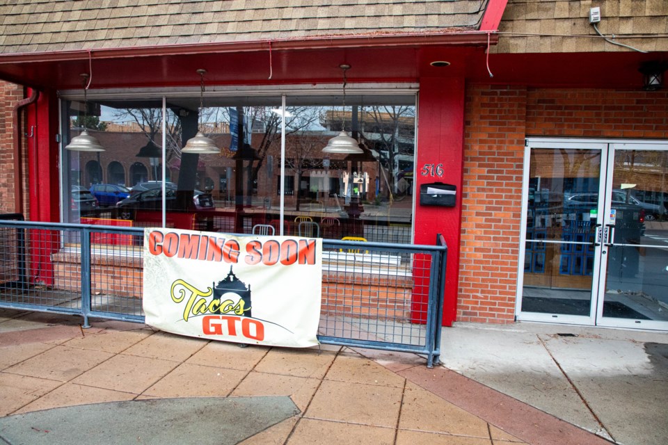 The new location for Tacos GTO, set to open some time in June.