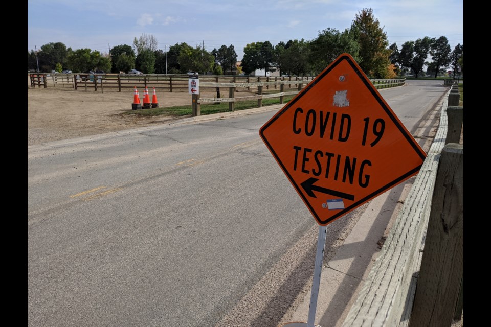 Demand for PCR covid-19 tests in Boulder County, Colorado, quadrupled from 600 tests a week in July to 2,500 a week in September. (Rae Ellen Bichell/KHN)