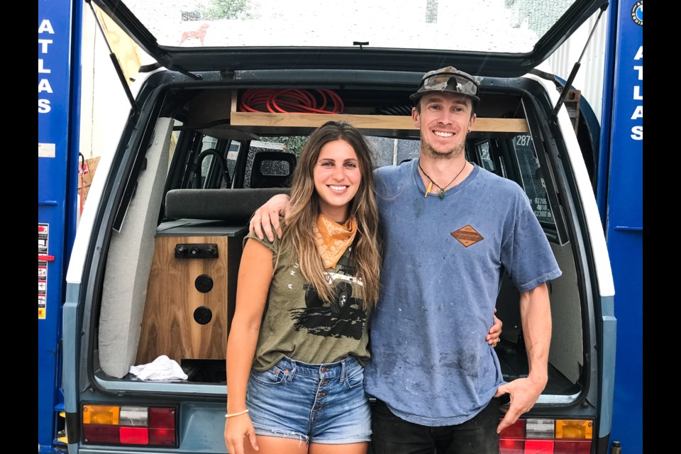 Lucy Jacobson, master of “strategery," and Ross Williamson, founder and co-owner at Rossmönster Vans.
(Photo by Mandy Froelich)