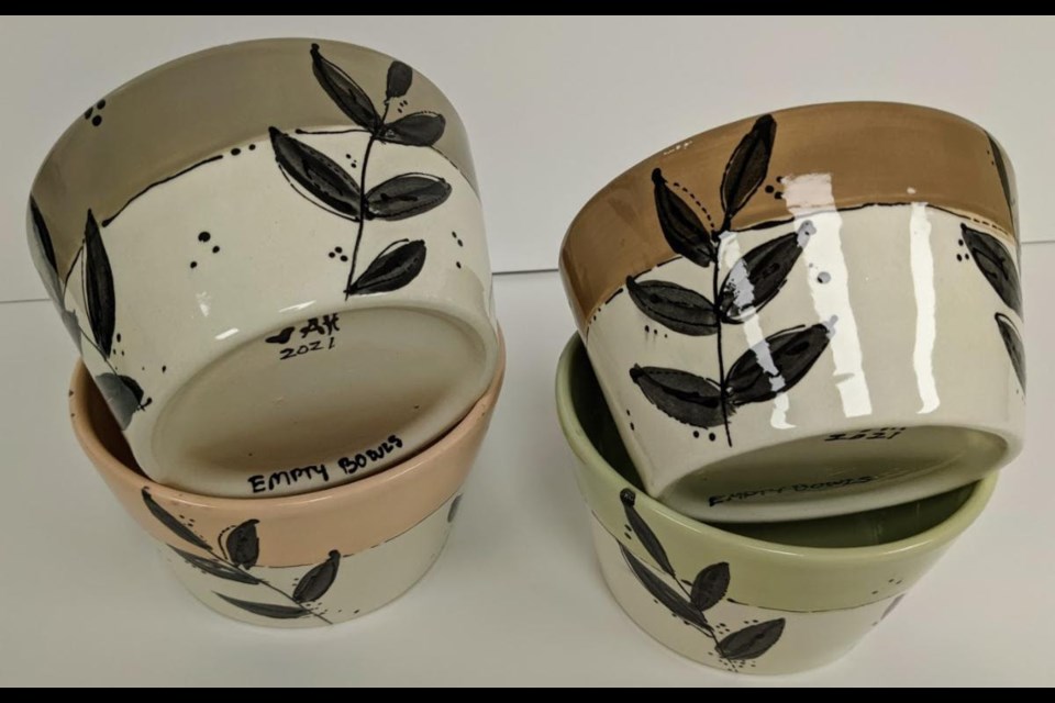 Empty Bowls 2021 auction items