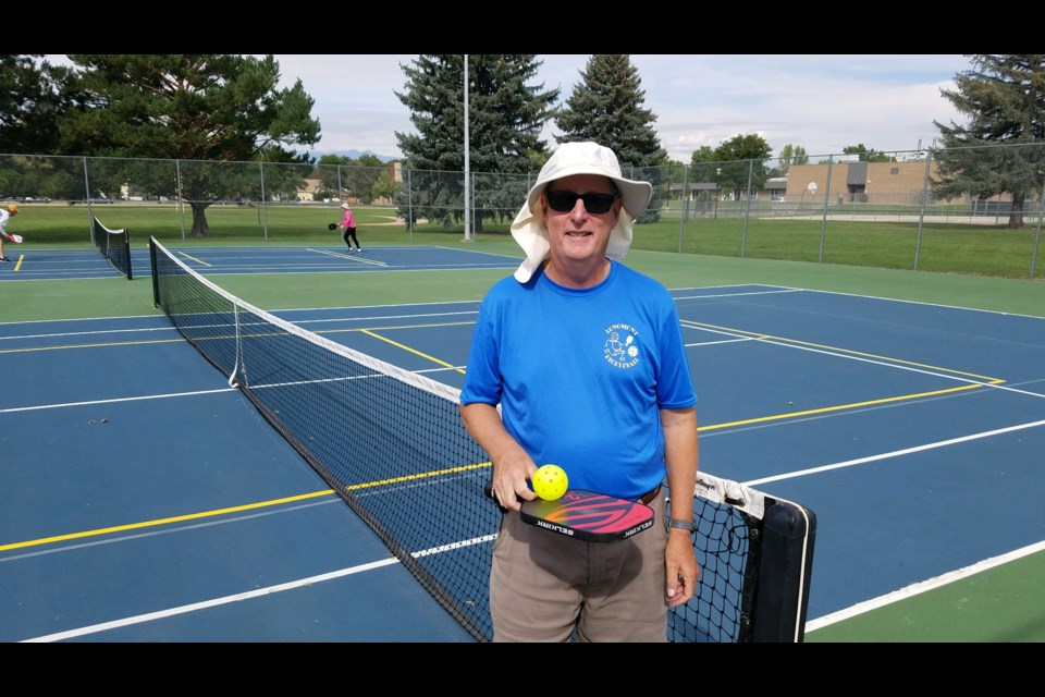 Pickleball player Brett Sloan advocates for more courts