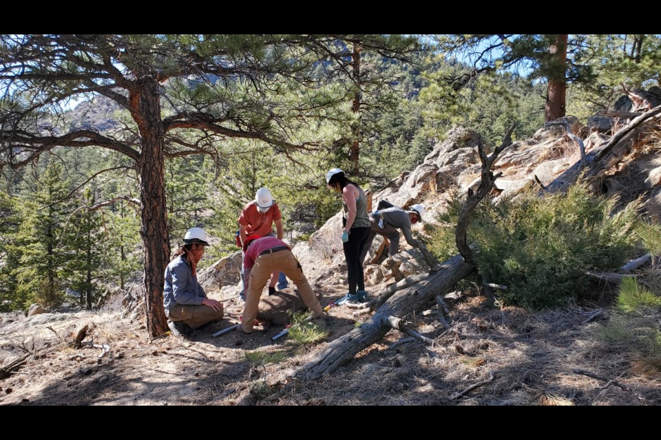 A joint WLRV/Longmont trails training at Button Rock