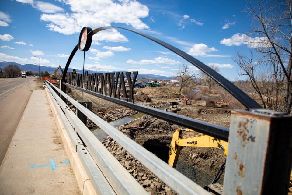 Construction on St Vrain Creek (1 of 3)