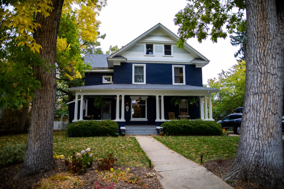 The Fox-Downer house dates back to 1895, designated a historical landmark in 1986.