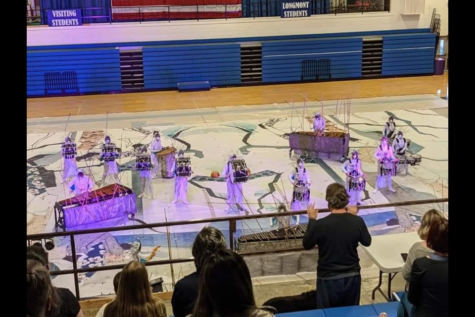 Longmont Combined Schools Drumline performance during the 2020-2021 season | Courtesy photo