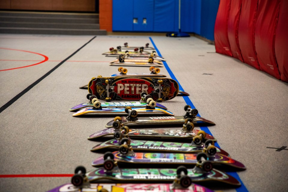Students from 3rd, 4th and 5th grades at Eagle Crest Elementary learned to skateboard over four separate lessons during their P.E. class, taught by Square State Skate.