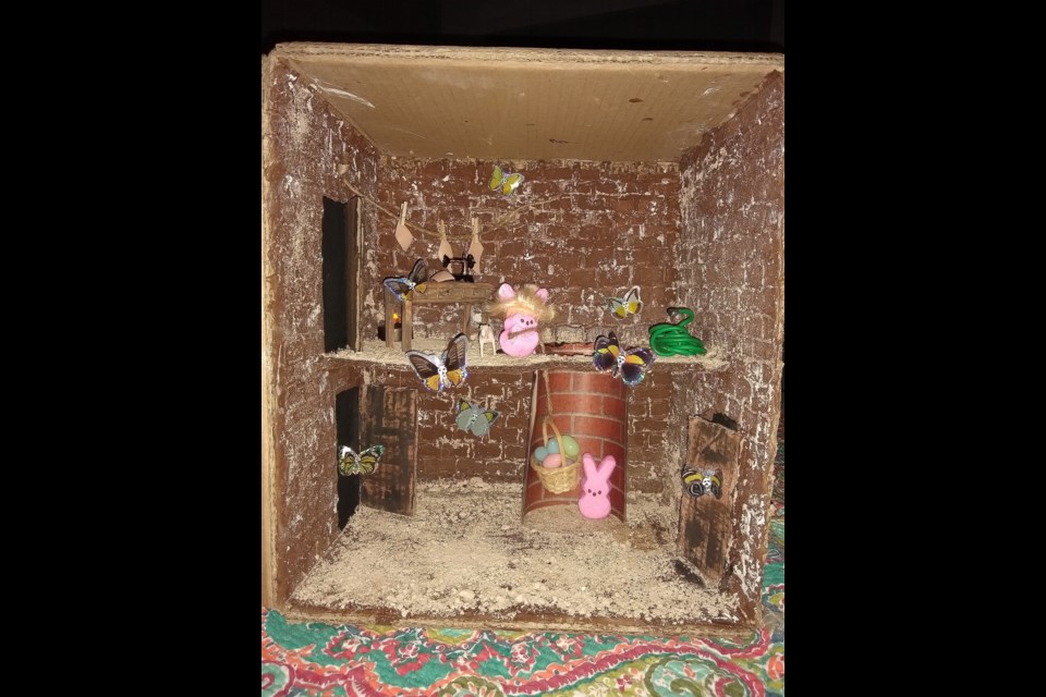 "It Puts the Peeps in the Basket" was winner of best diorama title in 2020.