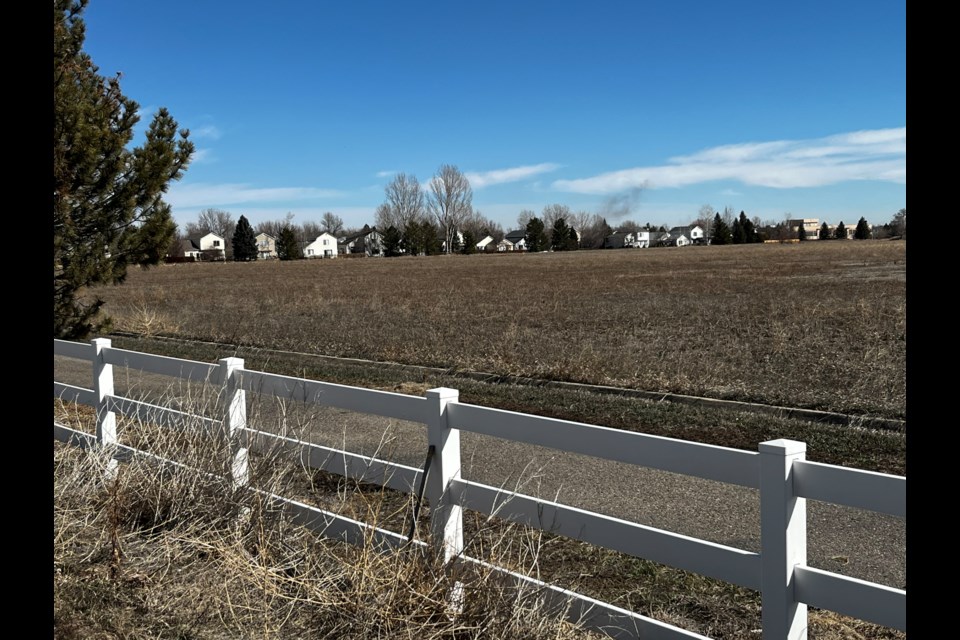 The Kanemoto Estates Conservation Easement, seen here just north of Colo. 119 and Airport Road, is proposed to be the future site of a roughly 400-unit neighborhood called Somerset Village.