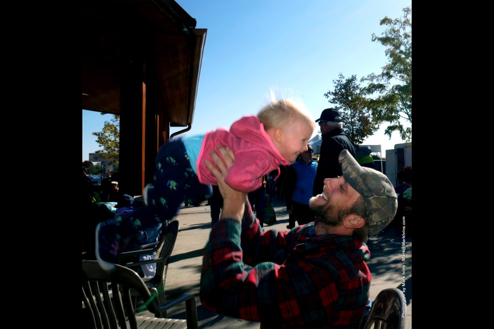 Too Much Fun with Dad &#8211; Photograph by Mark Ivins