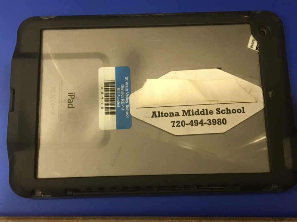 SVVSD issued iPad