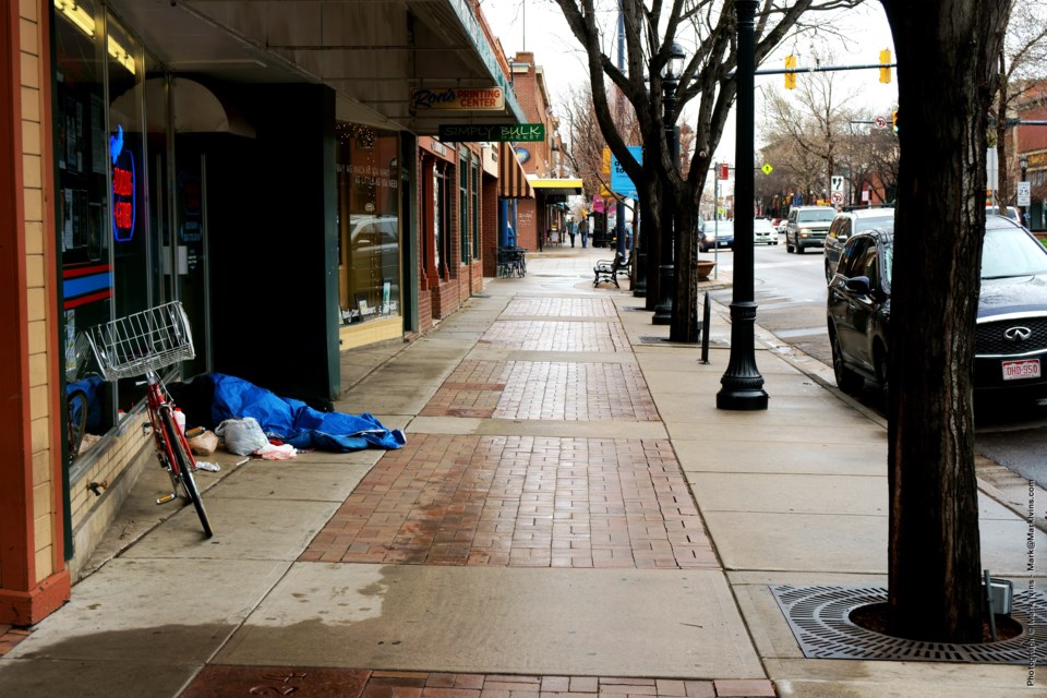 Homless Shelter, Saturday Afternoon, Main Street Longmont