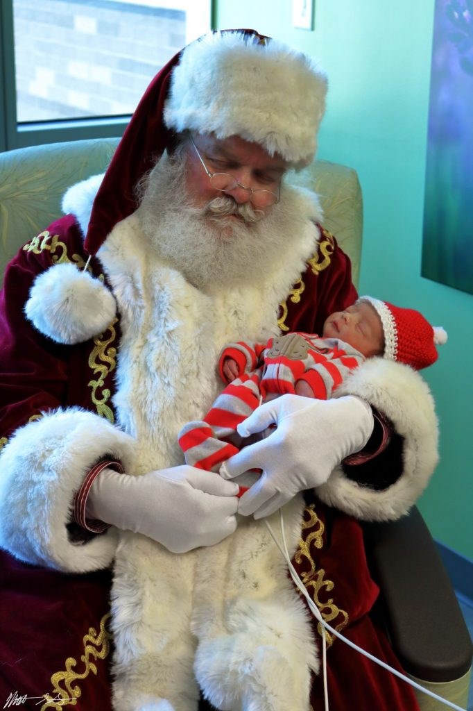 santa visits for babies