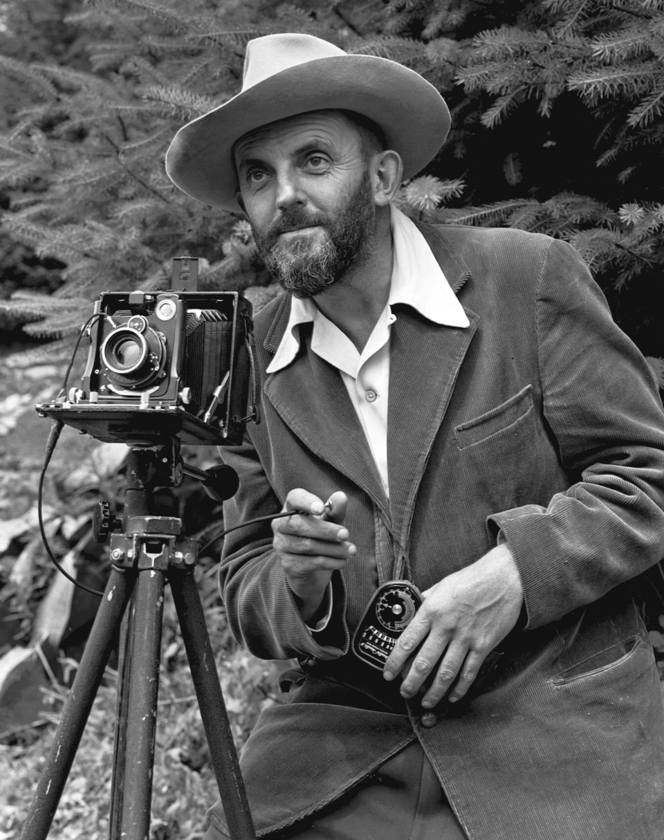 Ansel Adams and Camera, by J. Malcolm Greany