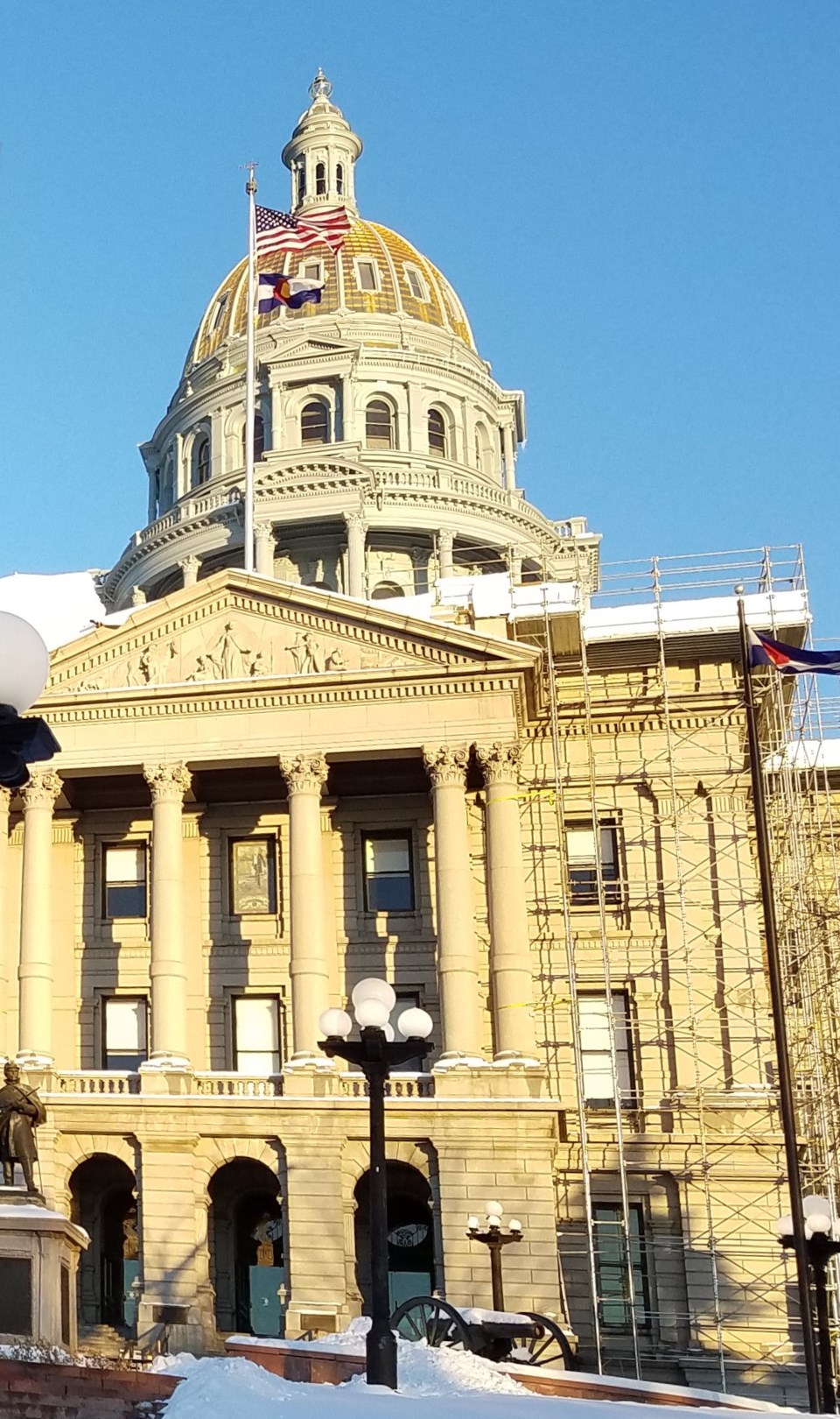 Capitol with Scaffolding