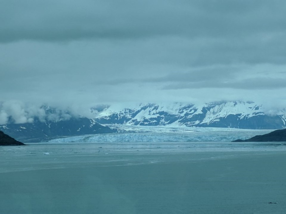 The entrance to Disenchantment Bay. When Malaspino encountered this little bay almost 300 years ago, he knew he had hit a dead end. No wonder he was disenchanted. Photo by Teri Beaver.