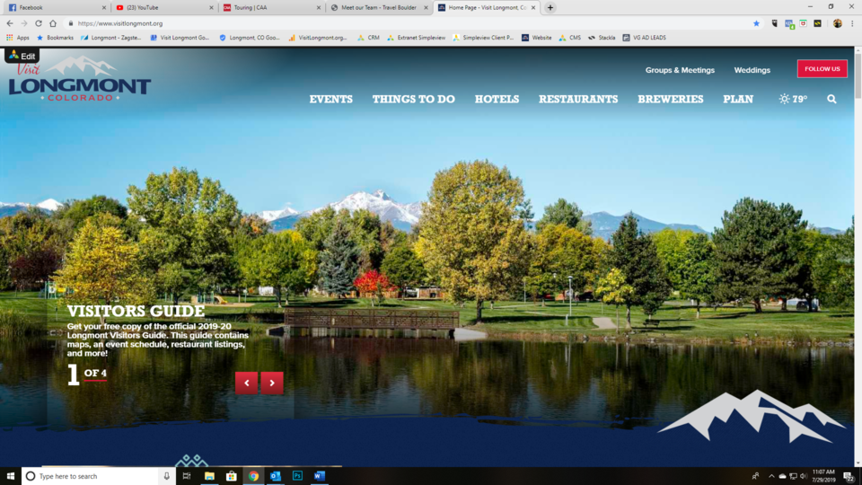 Visit Longmont Website