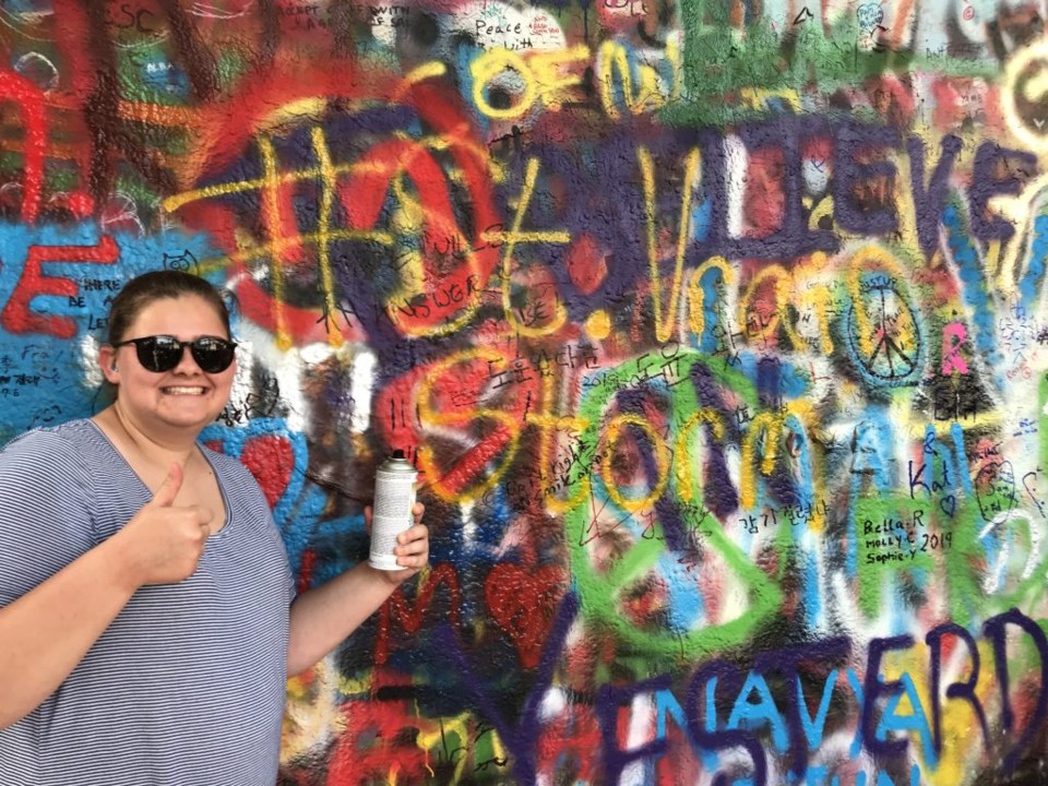 Lennon Wall Prague