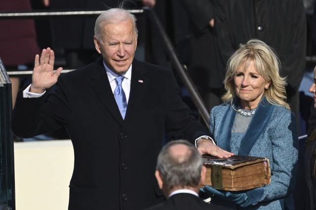 Joe Biden sworn in 01202021