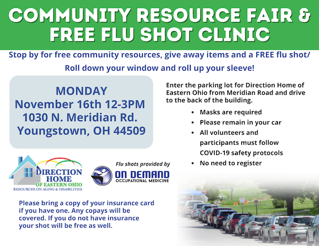 Direction Home Offers Flu Clinic Resource Fair Mahoning Matters