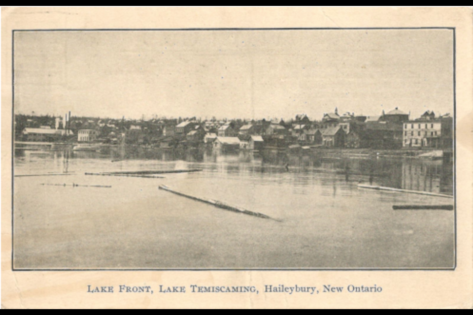 1908 Canada postcard, early years of Haileybury Northern Ontario