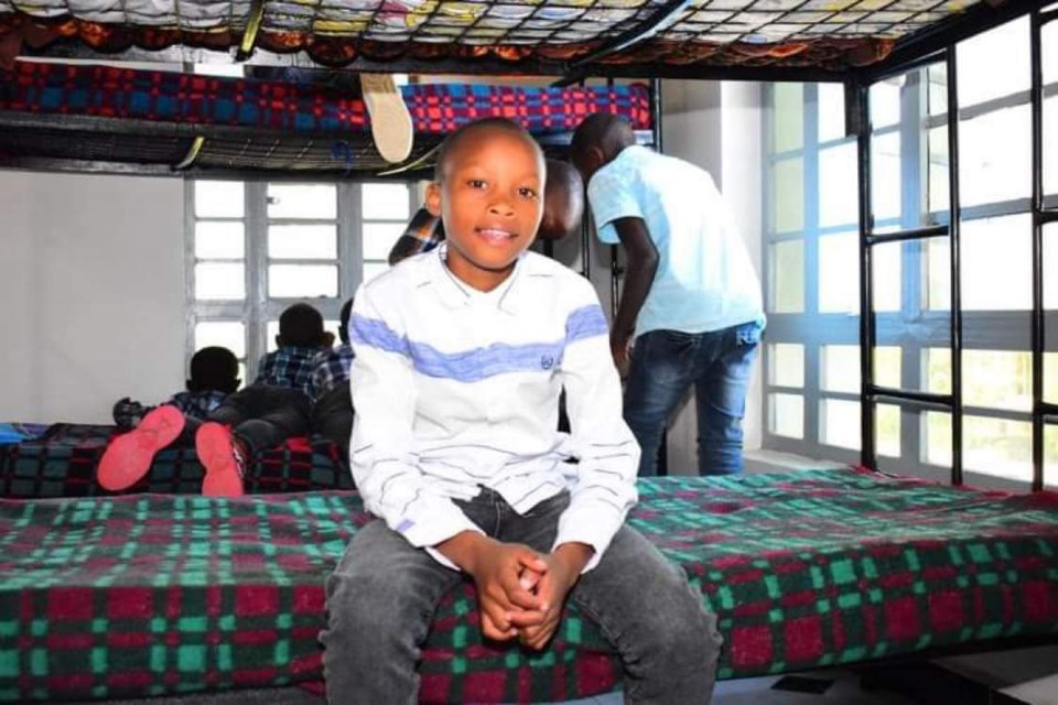 A young Kenyan boy who is benefiting from the Life4Kids program.