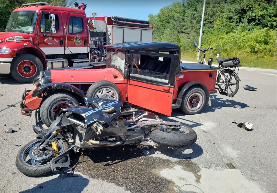 Motorcyclist suffers serious injuries in Victoria Harbour crash Orillia News