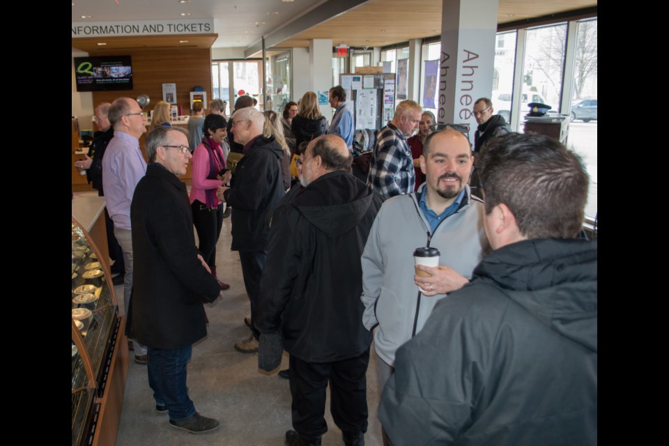 MidlandToday's launch event at the MCC Wednesday morning was well attended. Tyler Evans/Village Media