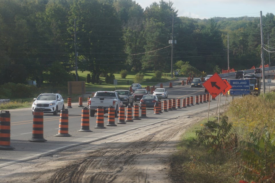 First phase of trail linking Midland and Penetanguishene expected to be completed by Oct. 30. Andrew Philips/MidlandToday                 