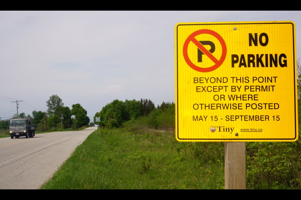 Tiny Township's no-parking signs extend well beyond the beaches. Andrew Philips/MidlandToday