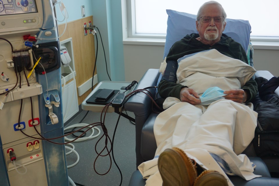 Mac Dickson, who's undergone dialysis treatment for the past three decades, says the new clinic was much needed.                          