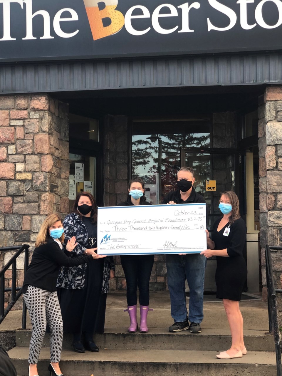 Beer Store bottle returns help Bay General Hospital's COVID