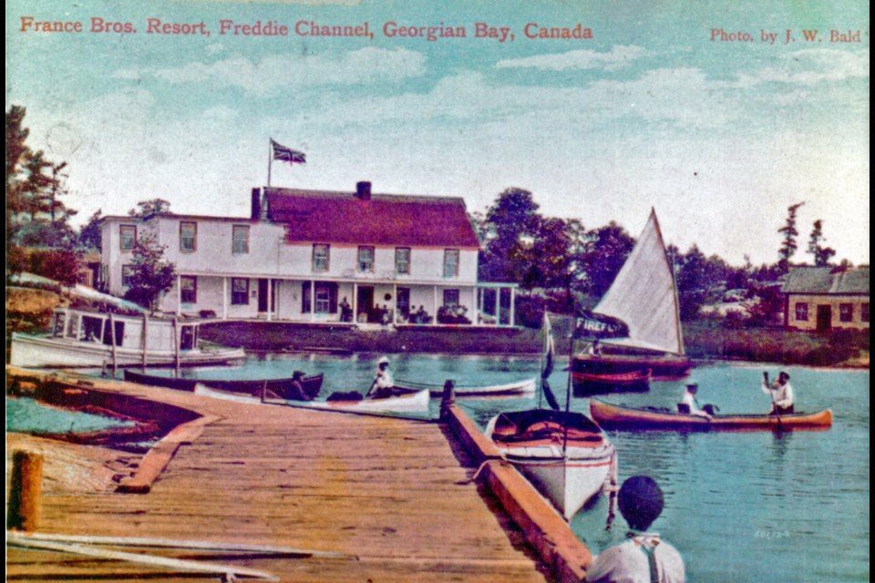 Franceville, a tourist Hotel on Georgian Bay, is seen in this photo. Photo courtesy René Hackstetter.