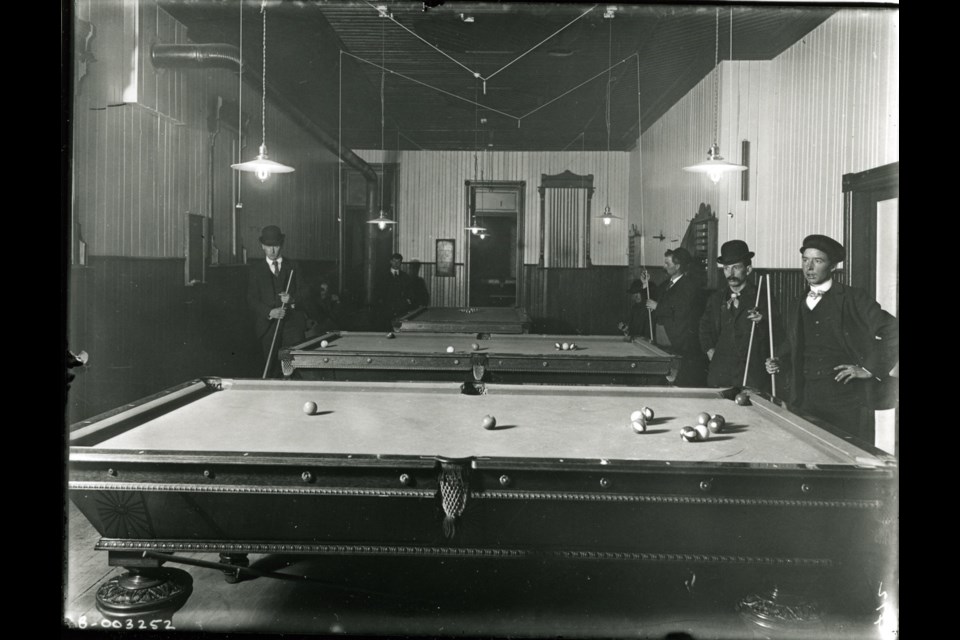 Pool room Interior. Huronia Museum Archive.