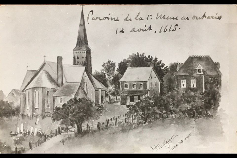 An early view of Lafontaine.