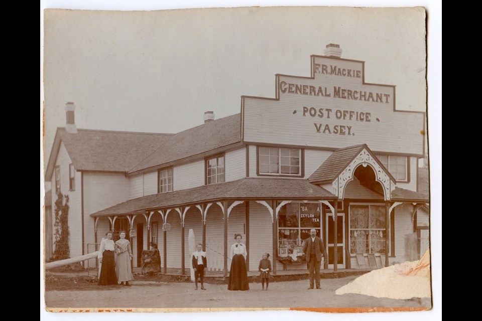 Photo of General Merchant & Post  Office, Vasey. Author's Collection. 