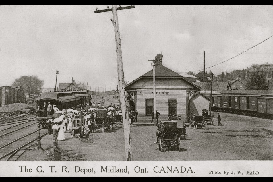 GTR depot Midland. J.W. Bald. Author's collection.

