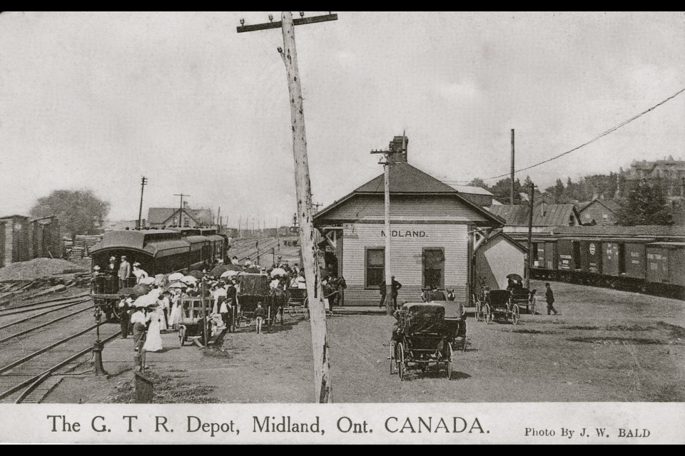 GTR depot Midland. J.W. Bald. Author's collection.

