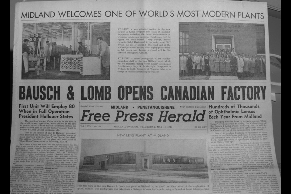 Free Press Herald, Huronia Museum Archives. 