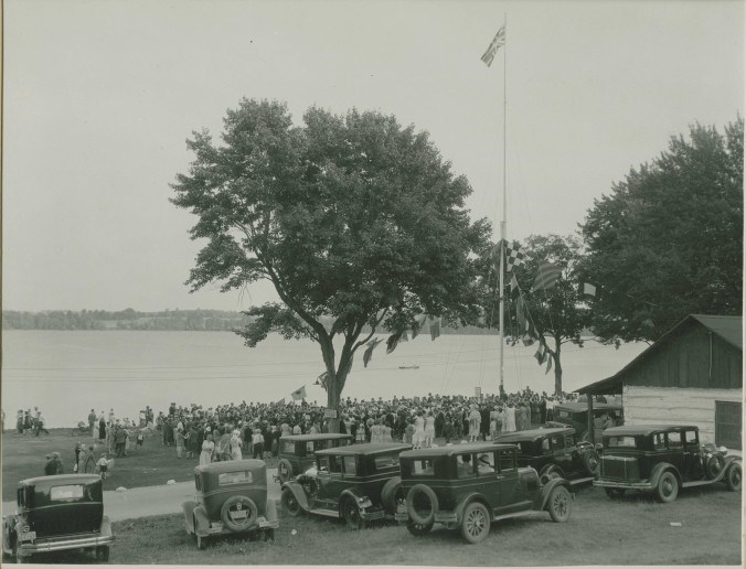 Little Lake Park in its heyday. Courtesy Huronia Museum.
