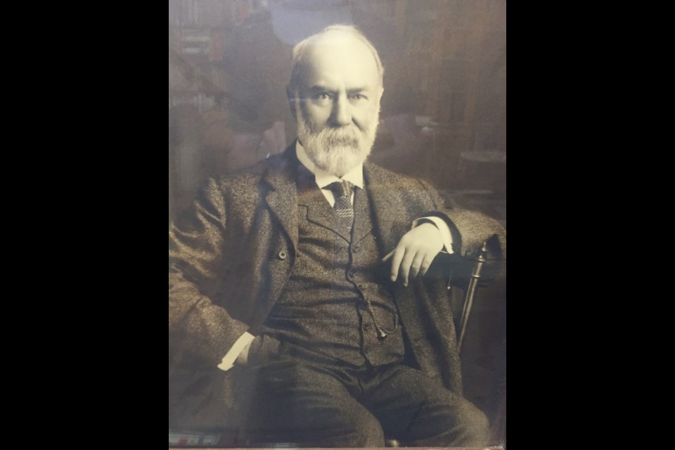 John Waldie, above, and others ran the lumber trade on Georgian Bay in the early 1900s.
