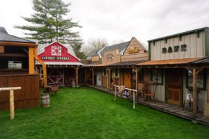 Howdy! This Ontario backyard is a wild tribute to the Old West